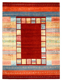 Gabbeh-tæppe - Loribaft Indus - 336 x 250 cm - rød