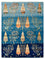 Gabbeh-tæppe - Loribaft Indus - 203 x 155 cm - havblå