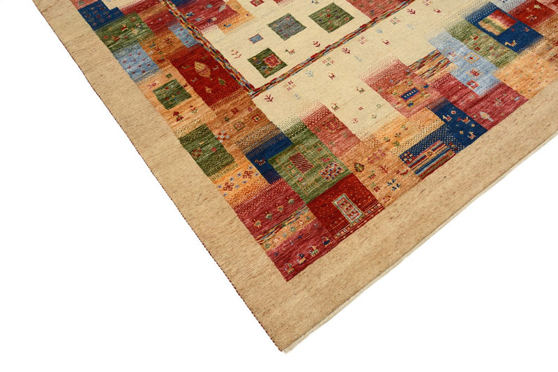 Gabbeh-tæppe - Loribaft Indus - 244 x 177 cm - flerfarvet