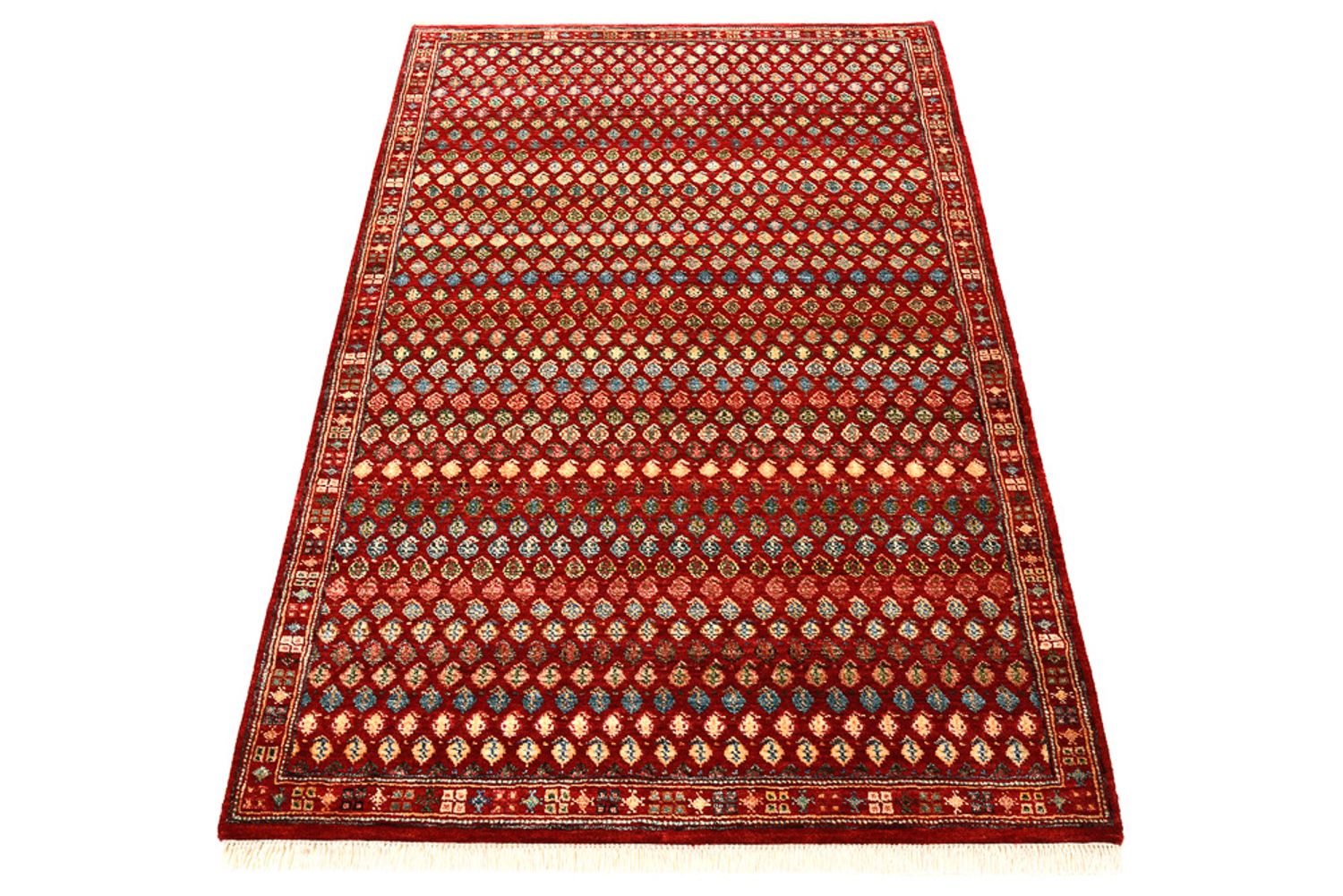 Designer tæppe - 155 x 97 cm - bordeaux rød