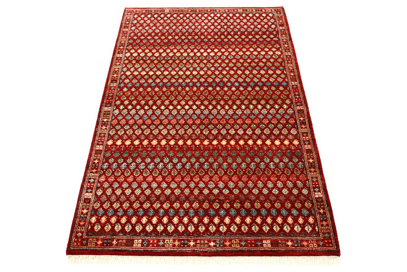 Designer tæppe - 155 x 97 cm - bordeaux rød