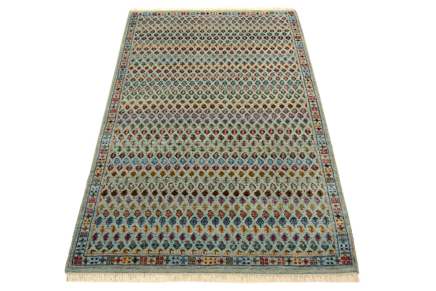 Designer tæppe - 153 x 95 cm - lyseblå