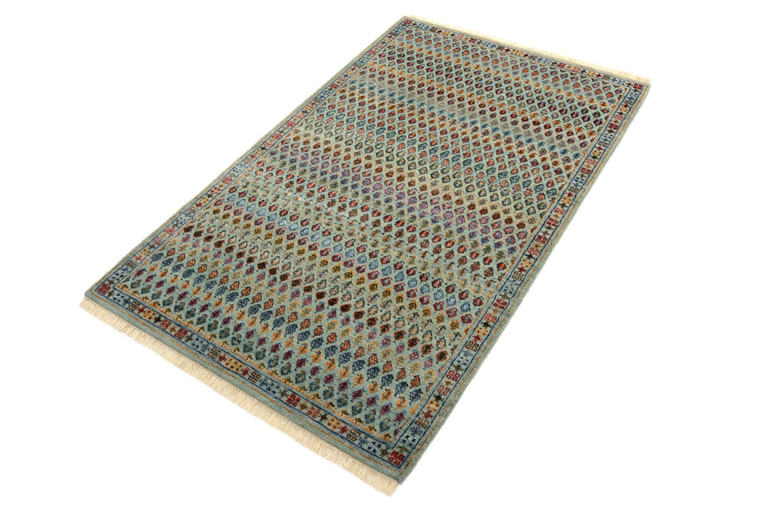 Designer tæppe - 153 x 95 cm - lyseblå