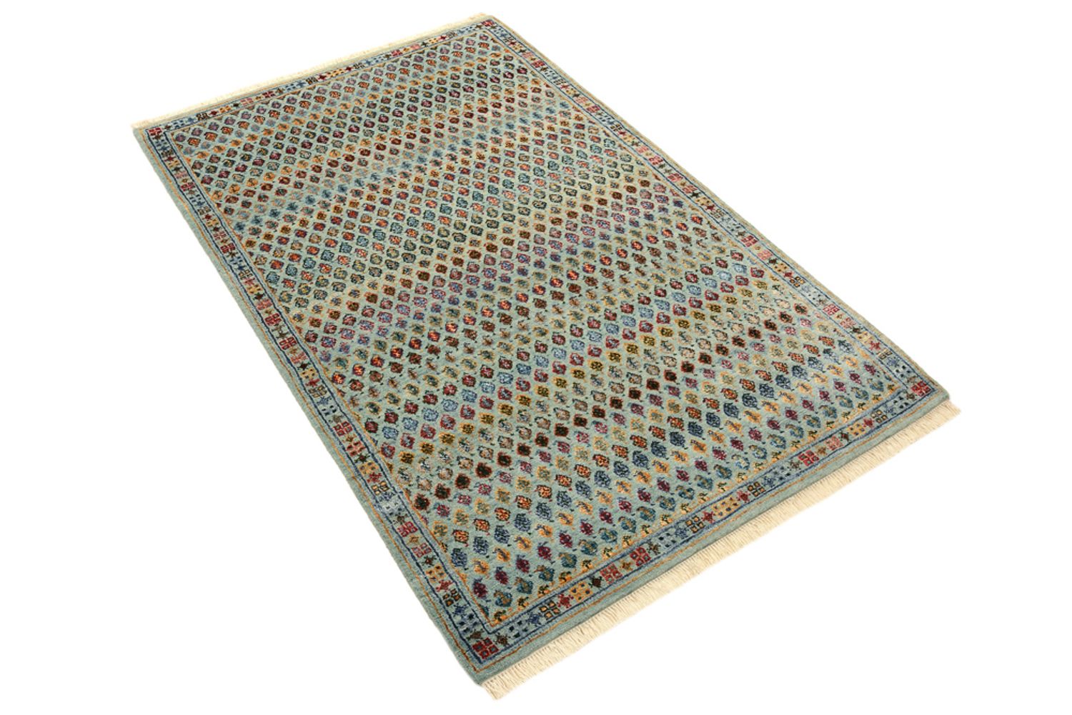 Designer tæppe - 153 x 95 cm - lyseblå
