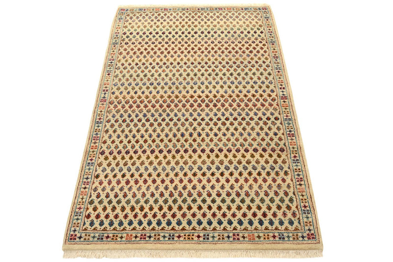 Designer tæppe - 153 x 96 cm - lys beige