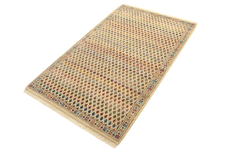 Designer tæppe - 153 x 96 cm - lys beige