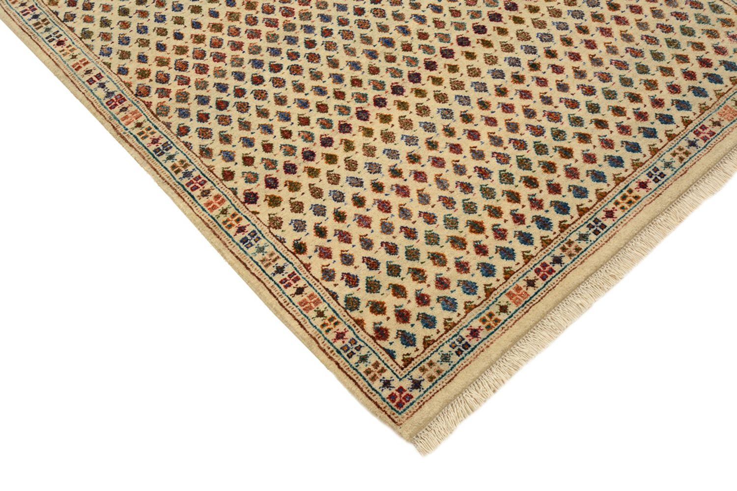 Designer tæppe - 153 x 96 cm - lys beige