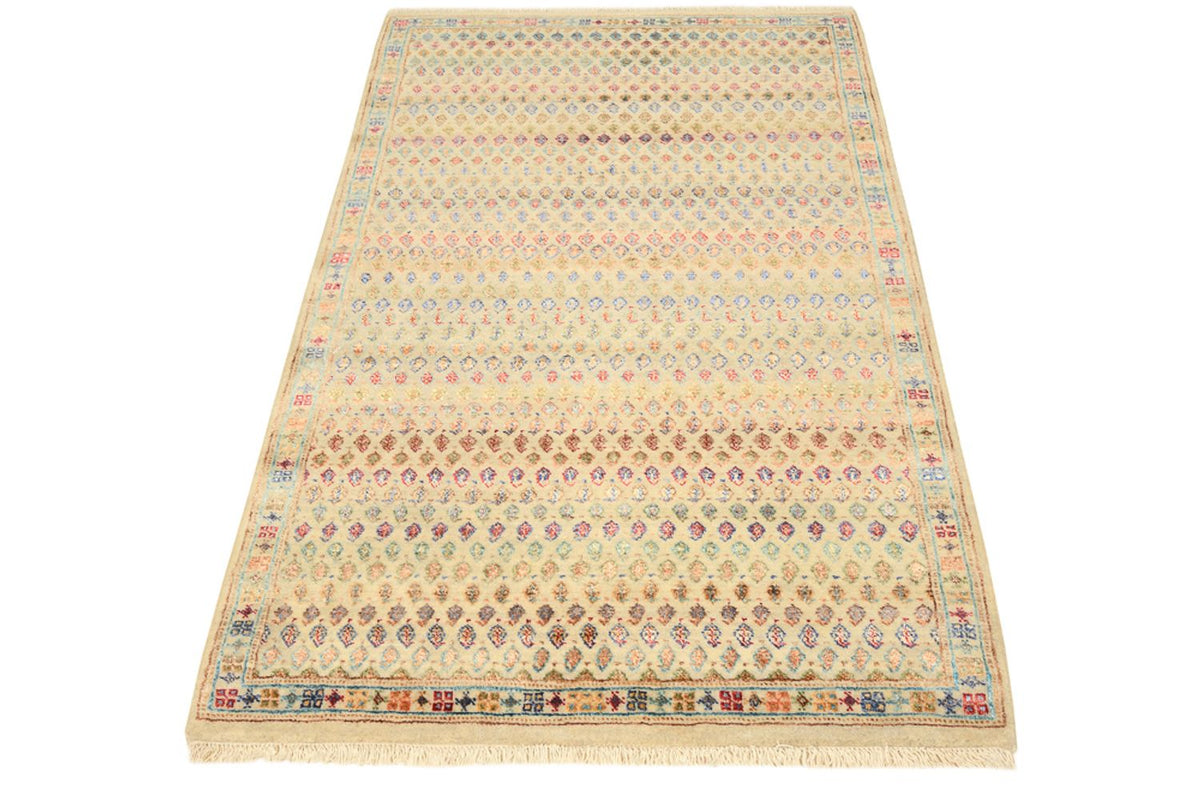 Designer tæppe - 153 x 96 cm - lys beige