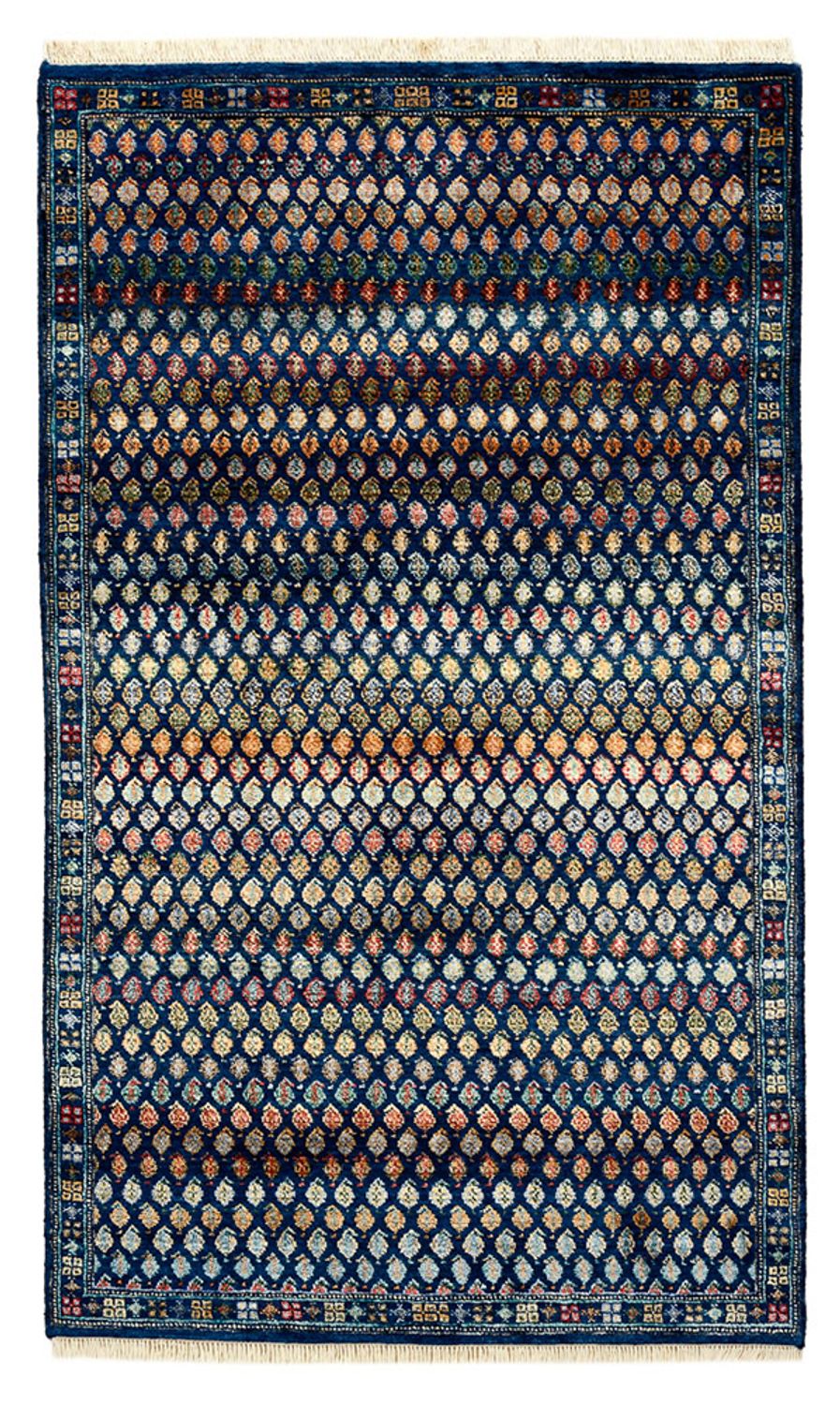 Designer tæppe - 154 x 93 cm - mørkeblå