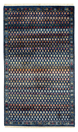 Designer tæppe - 154 x 93 cm - mørkeblå