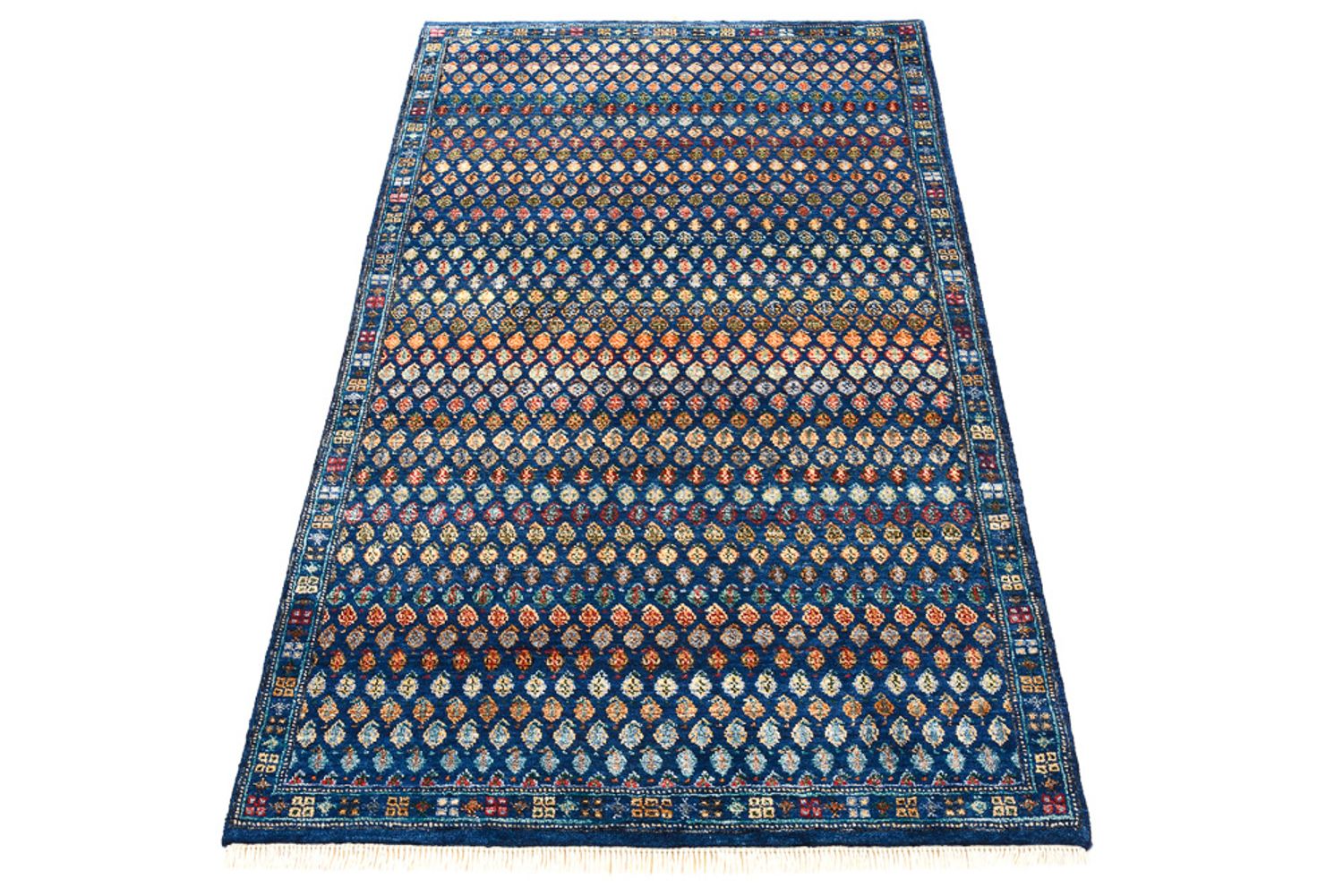 Designer tæppe - 154 x 93 cm - mørkeblå