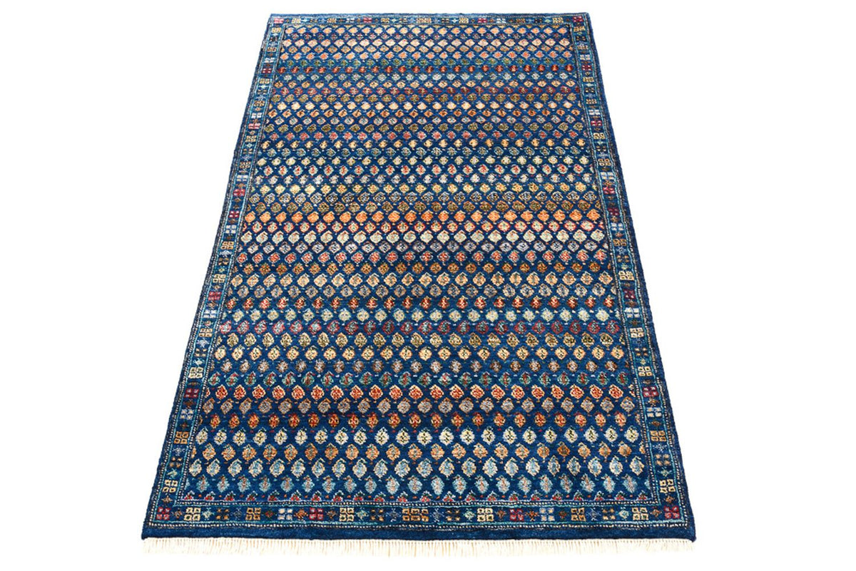 Designer tæppe - 154 x 93 cm - mørkeblå