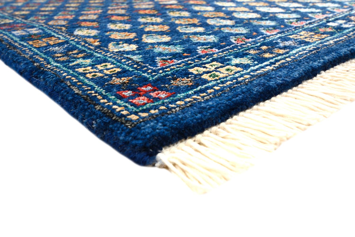 Designer tæppe - 154 x 93 cm - mørkeblå