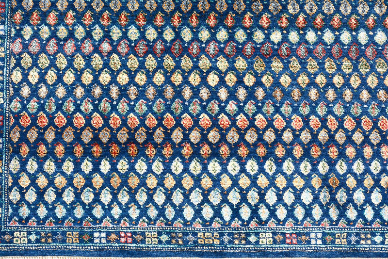 Designer tæppe - 154 x 93 cm - mørkeblå