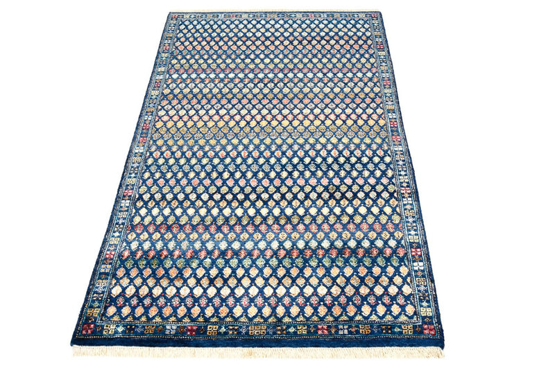 Designer tæppe - 154 x 93 cm - mørkeblå