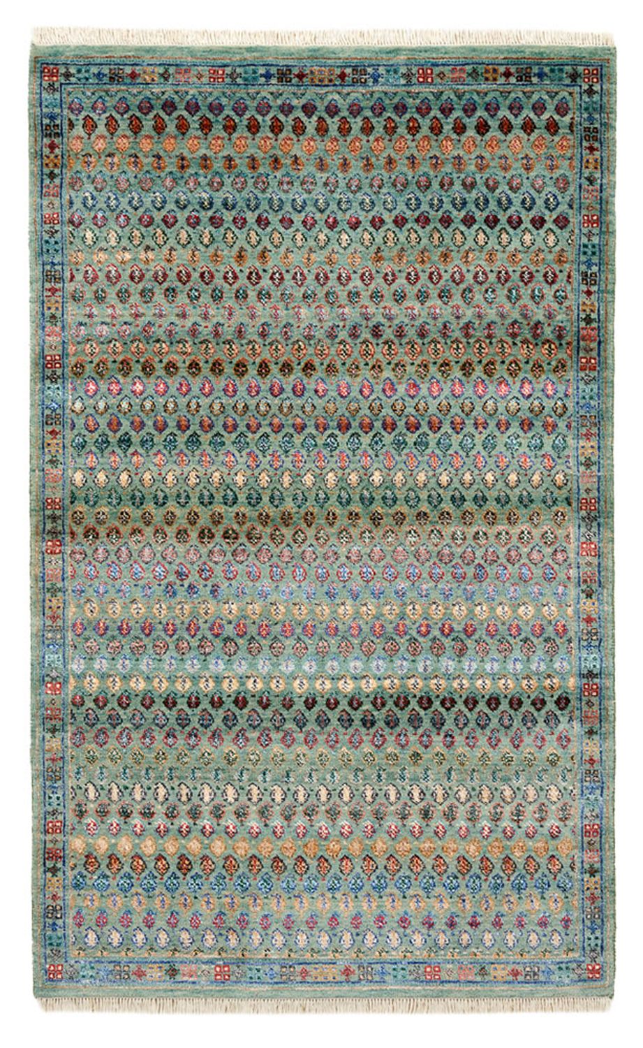 Designer tæppe - 154 x 95 cm - turkis