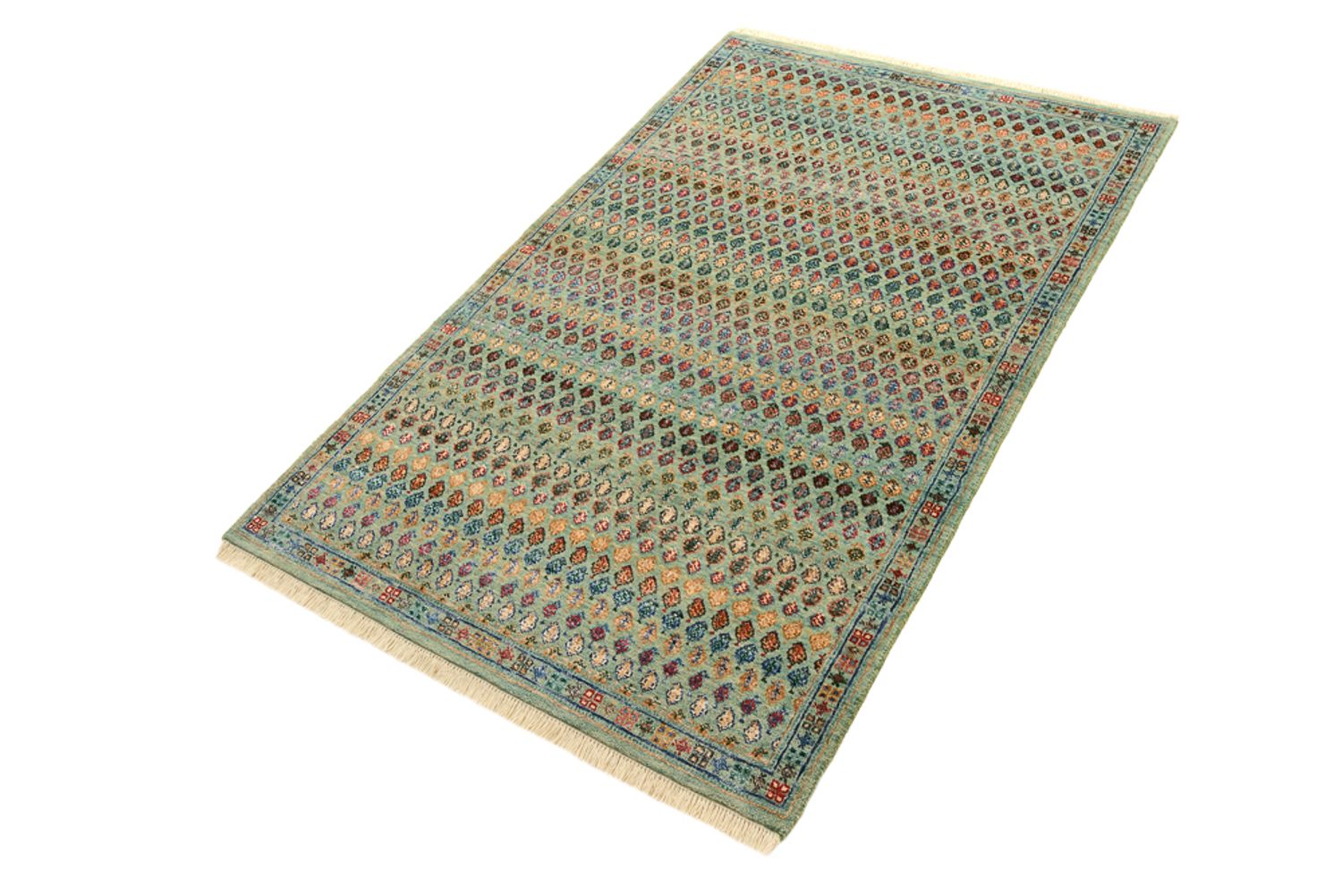 Designer tæppe - 154 x 95 cm - turkis