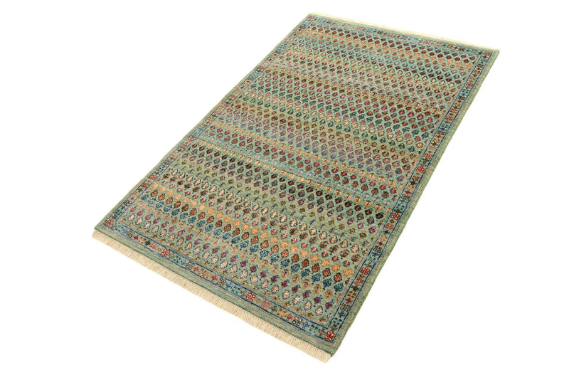 Designer tæppe - 154 x 95 cm - turkis