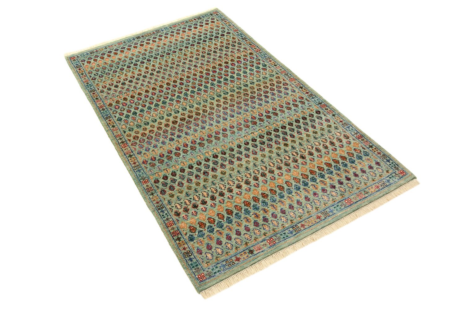 Designer tæppe - 154 x 95 cm - turkis