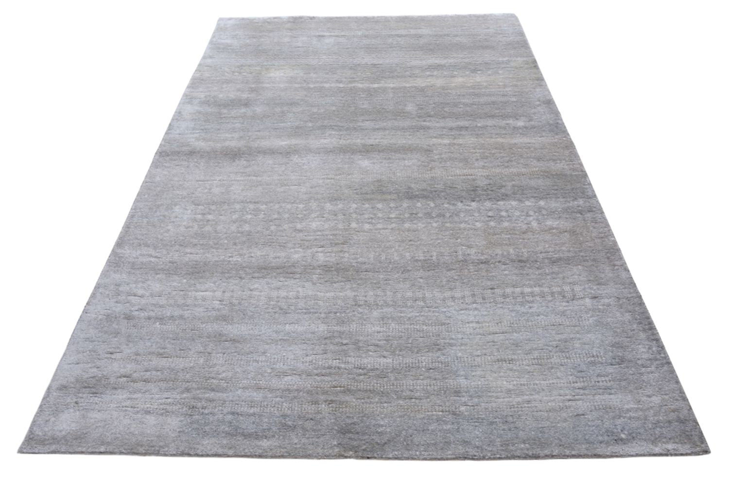 Gabbeh-tæppe - Loribaft Indus - 300 x 190 cm - lysegrå