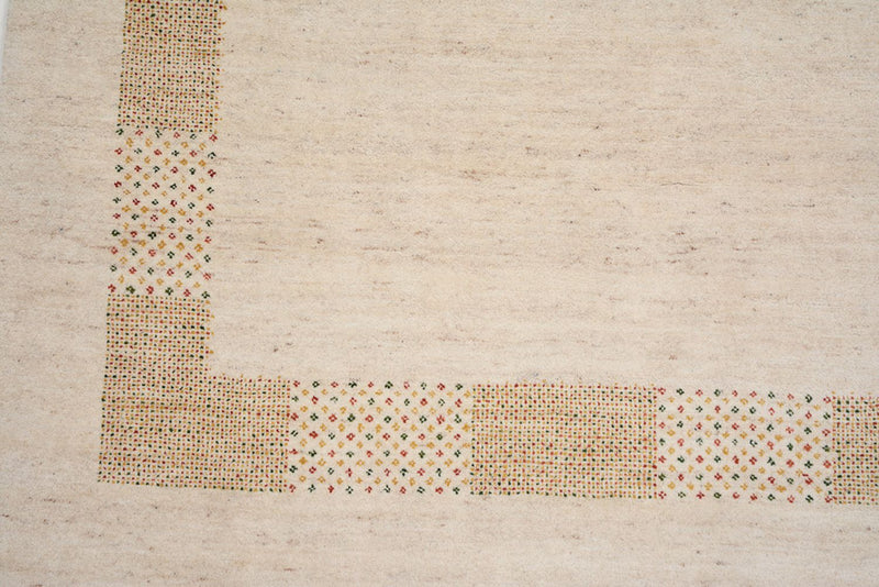 Gabbeh-tæppe - Loribaft Indus - 295 x 191 cm - lys beige