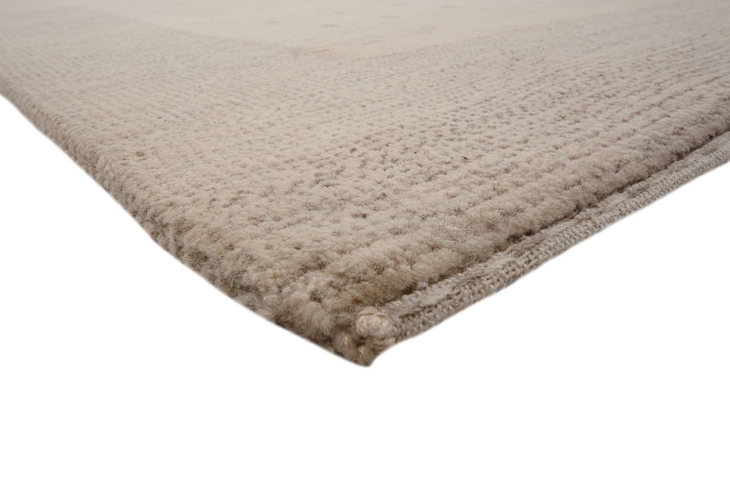Gabbeh-tæppe - Loribaft Indus - 201 x 146 cm - lysegrå