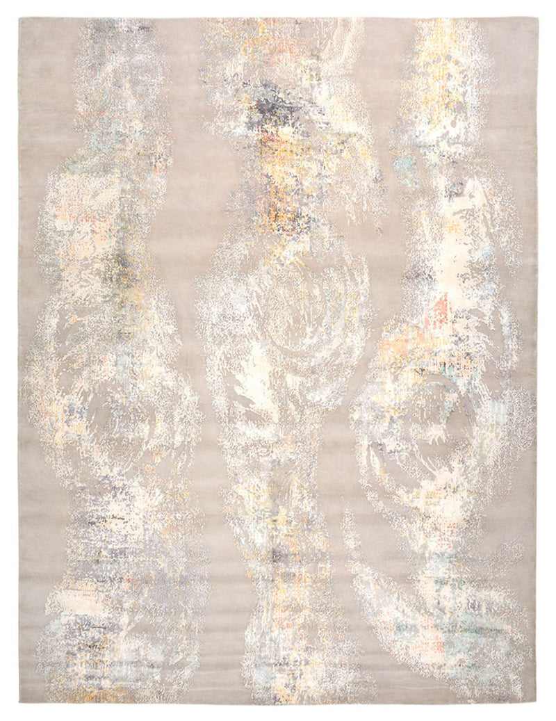 Designer tæppe - 365 x 279 cm - lys beige