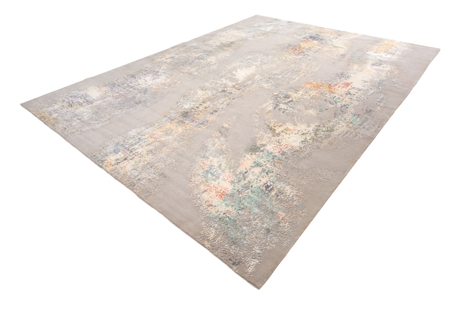 Designer tæppe - 365 x 279 cm - lys beige