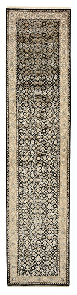 Løber Orientalsk tæppe - Bijar - Indus - 368 x 83 cm - mørk beige