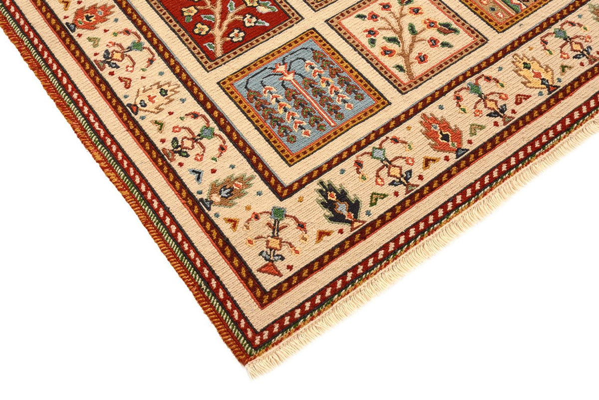 Orientalsk tæppe - 117 x 84 cm - creme