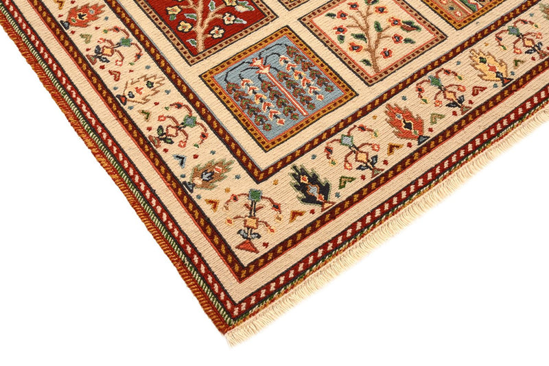 Orientalsk tæppe - 117 x 84 cm - creme