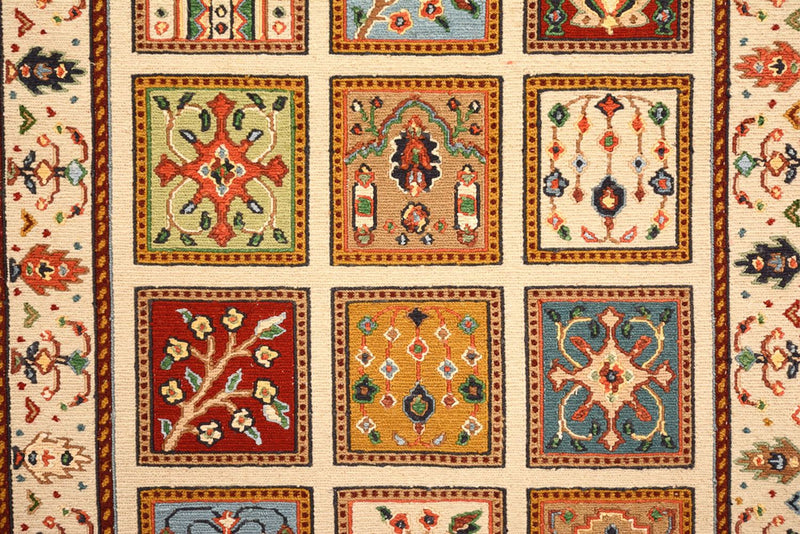 Orientalsk tæppe - 117 x 84 cm - creme