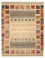 Gabbeh-tæppe - Loribaft Indus - 207 x 158 cm - mørk beige