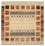 Gabbeh-tæppe - Loribaft Indus firkantet  - 206 x 204 cm - mørk beige