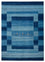 Gabbeh-tæppe - Loribaft Indus - 345 x 247 cm - havblå