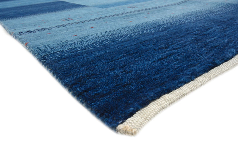 Gabbeh-tæppe - Loribaft Indus - 345 x 247 cm - havblå