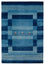 Gabbeh-tæppe - Loribaft Indus - 304 x 204 cm - havblå