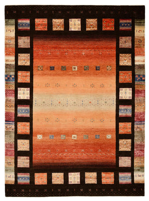 Gabbeh-tæppe - Loribaft Indus - 244 x 178 cm - flerfarvet