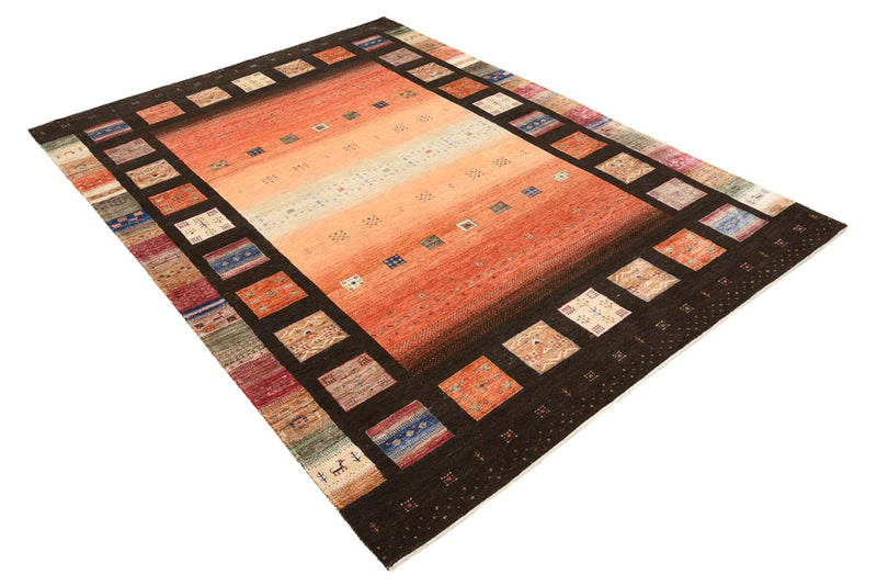 Gabbeh-tæppe - Loribaft Indus - 244 x 178 cm - flerfarvet