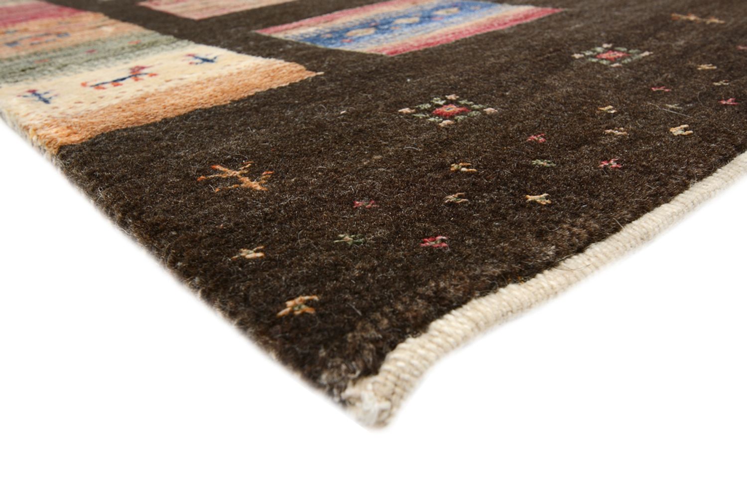 Gabbeh-tæppe - Loribaft Indus - 244 x 178 cm - flerfarvet