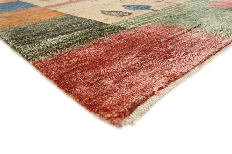Gabbeh-tæppe - Loribaft Indus - 201 x 157 cm - flerfarvet