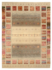 Gabbeh-tæppe - Loribaft Indus - 205 x 157 cm - mørk beige