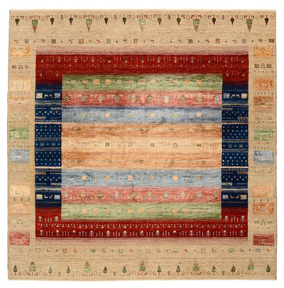 Indo Loribaft Tæppe 203x203cm - Uldtæppe