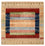 Gabbeh-tæppe - Loribaft Indus firkantet  - 203 x 203 cm - flerfarvet