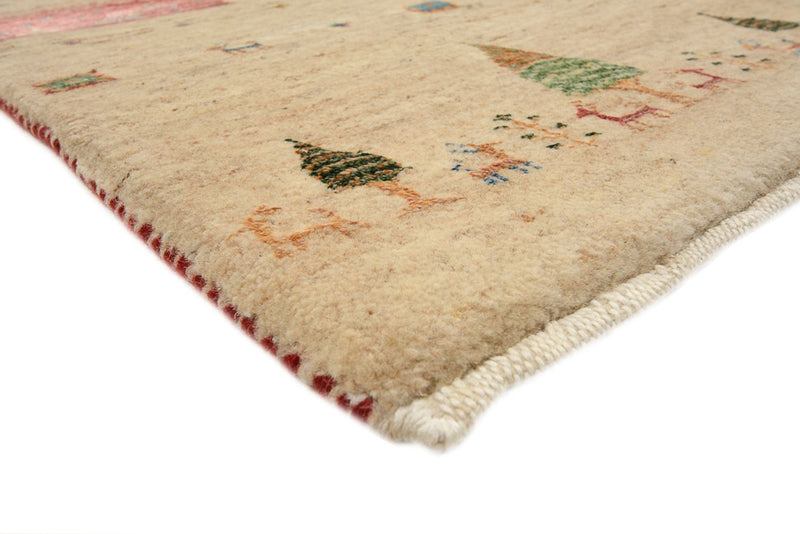 Gabbeh-tæppe - Loribaft Indus - 236 x 205 cm - flerfarvet