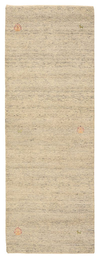 Løber Gabbeh-tæppe - Loribaft Indus - 238 x 82 cm - mørk beige
