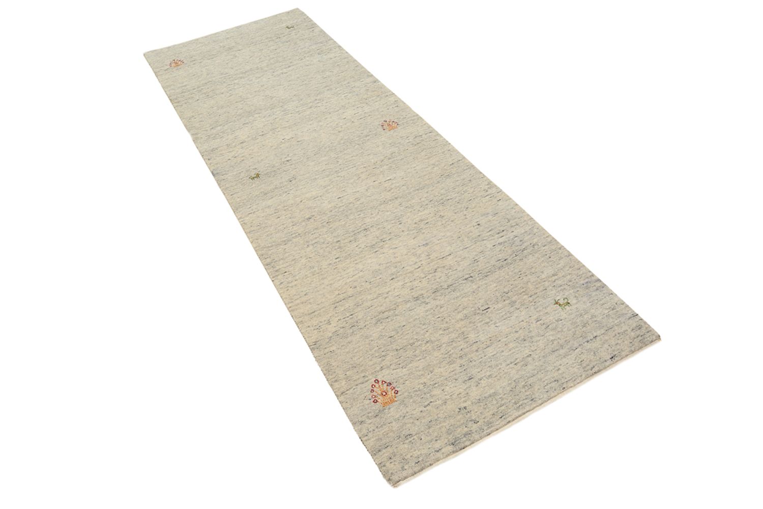 Løber Gabbeh-tæppe - Loribaft Indus - 238 x 82 cm - mørk beige