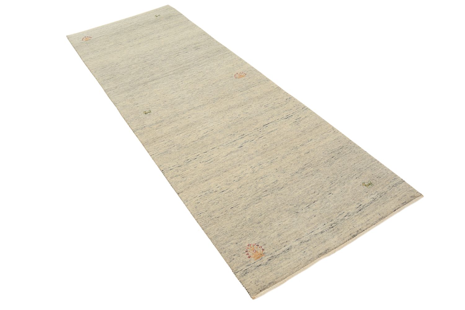 Løber Gabbeh-tæppe - Loribaft Indus - 241 x 85 cm - mørk beige
