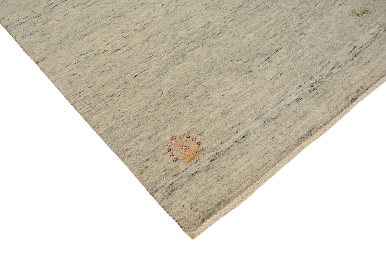 Løber Gabbeh-tæppe - Loribaft Indus - 241 x 85 cm - mørk beige