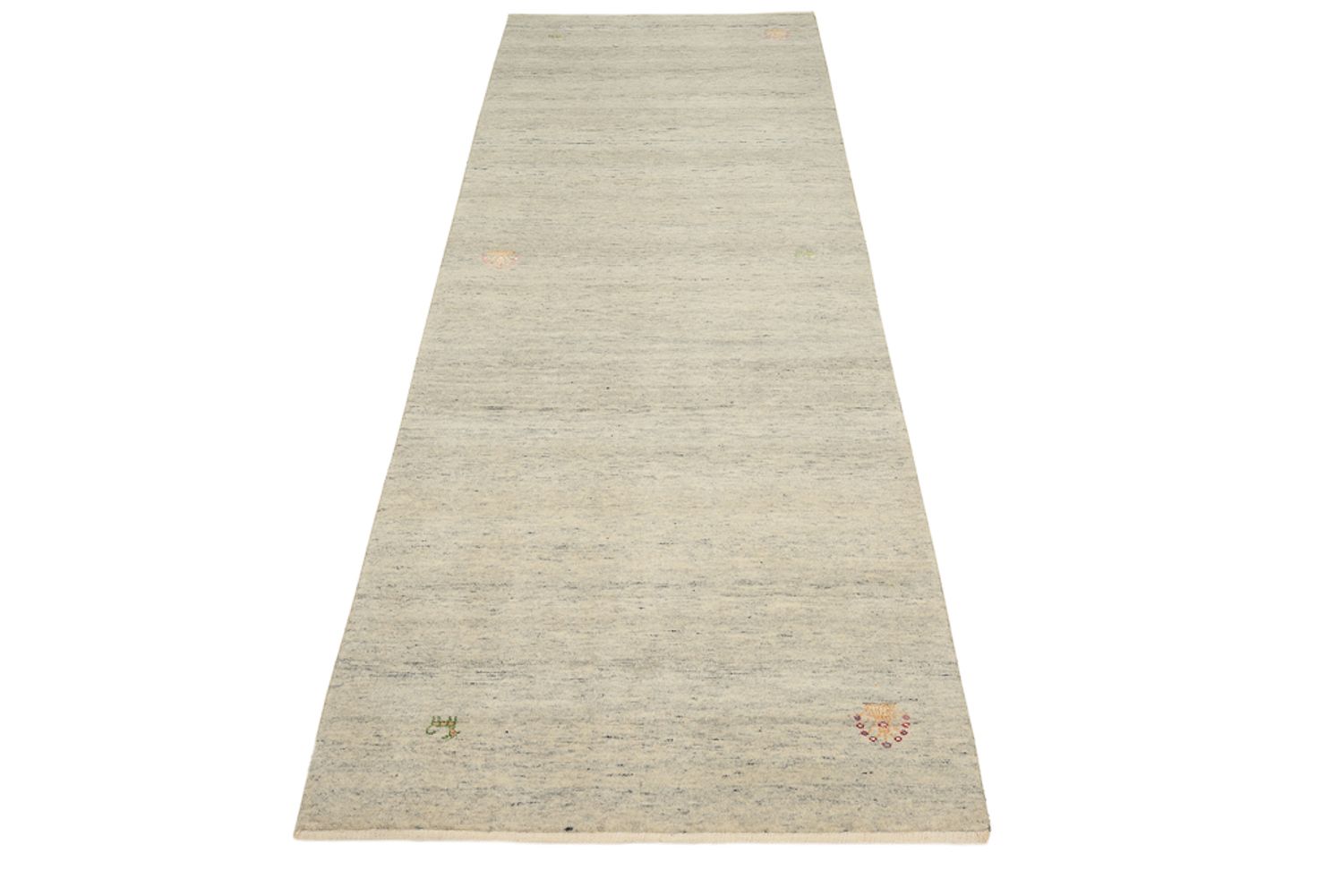 Løber Gabbeh-tæppe - Loribaft Indus - 241 x 85 cm - mørk beige